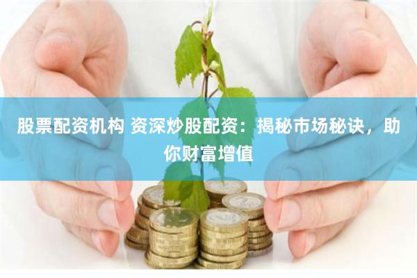 股票配资机构 资深炒股配资：揭秘市场秘诀，助你财富增值